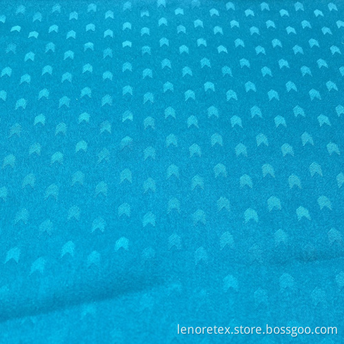 100% Polyester Woven Jacquard Dobby Satin Fabric